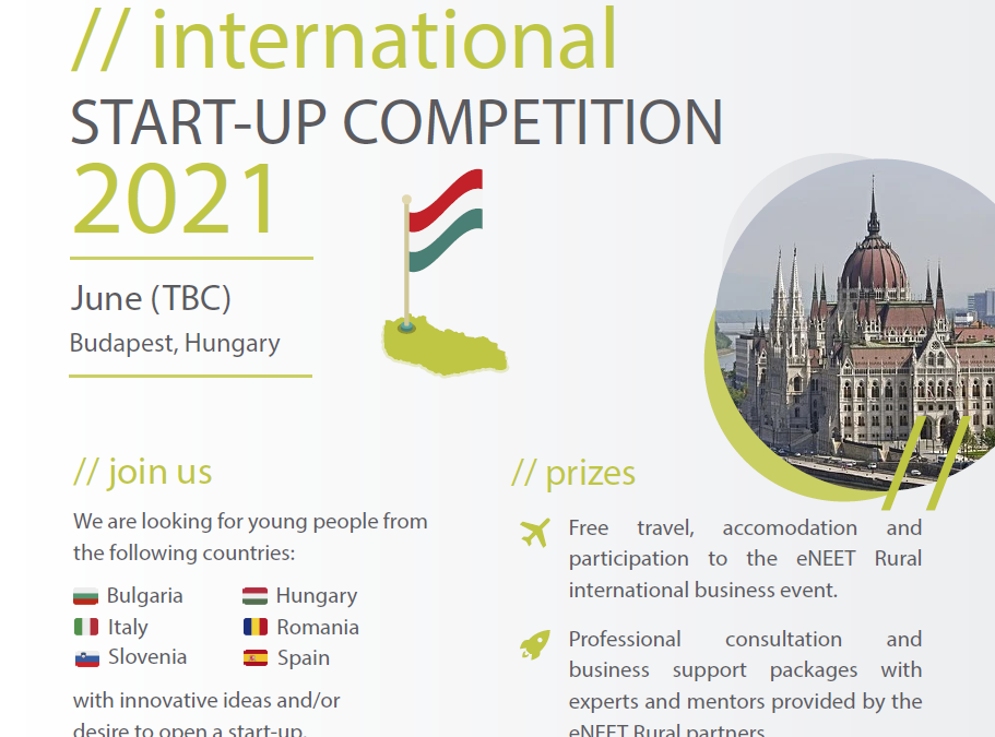 (English) International start-up competition 2021 in Budapest